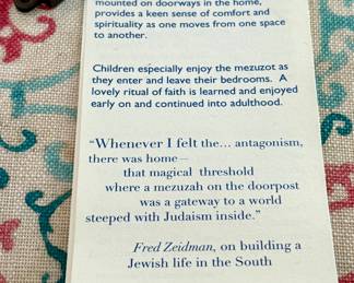 Mezuzah Scroll and Cover by Chris Van Allsberg