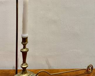 Brass Candle Holder & Snuffer