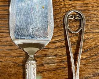 Sterling Handled Pie Server & Gravy Spoon