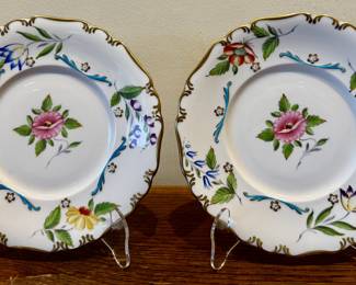 L'Amour Grosvenor Hand Painted Plates (England)