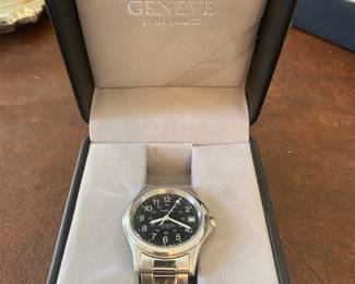 Mens Geneve Swiss Quartz watch