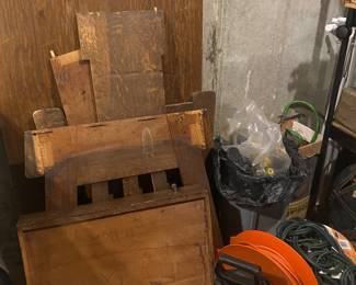 Antique Library Table