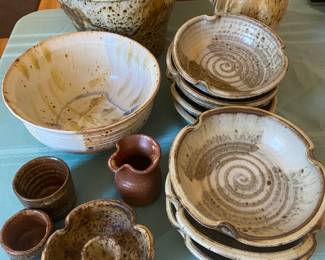 Pottery some by S. Martin