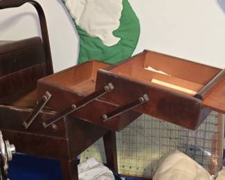 Antique Sewing Basket