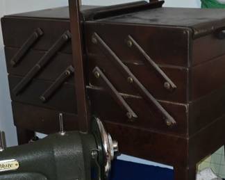 Antique Sewing Basket