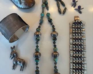 Vintage Mexican sterling jewelry