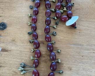 Vintage Naga (India) carnelian and brass 