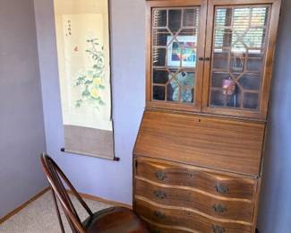 Chippendale style secretary