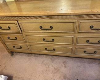 Bedroom dresser with vanity