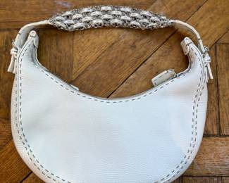 Fendi leather shoulder bag