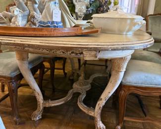 Base of dining table