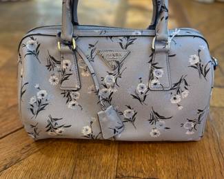 Floral Prada handbag