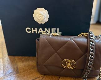 Chanel 19 in a beautiful chocolate brown