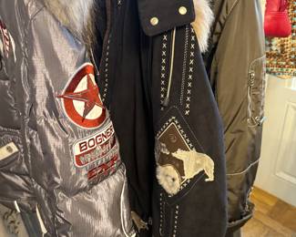 3 Bogner ski jackets and several pairs of luxury ski pants