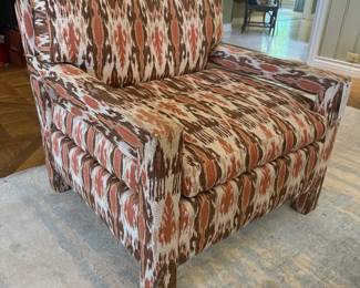 Ikat parsons armchair