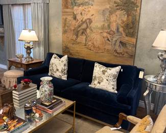 19th century painting on fabric by Jeanne Jacquemin Boyer, stunning and large.  This artist has a very interesting history, ask us about it!