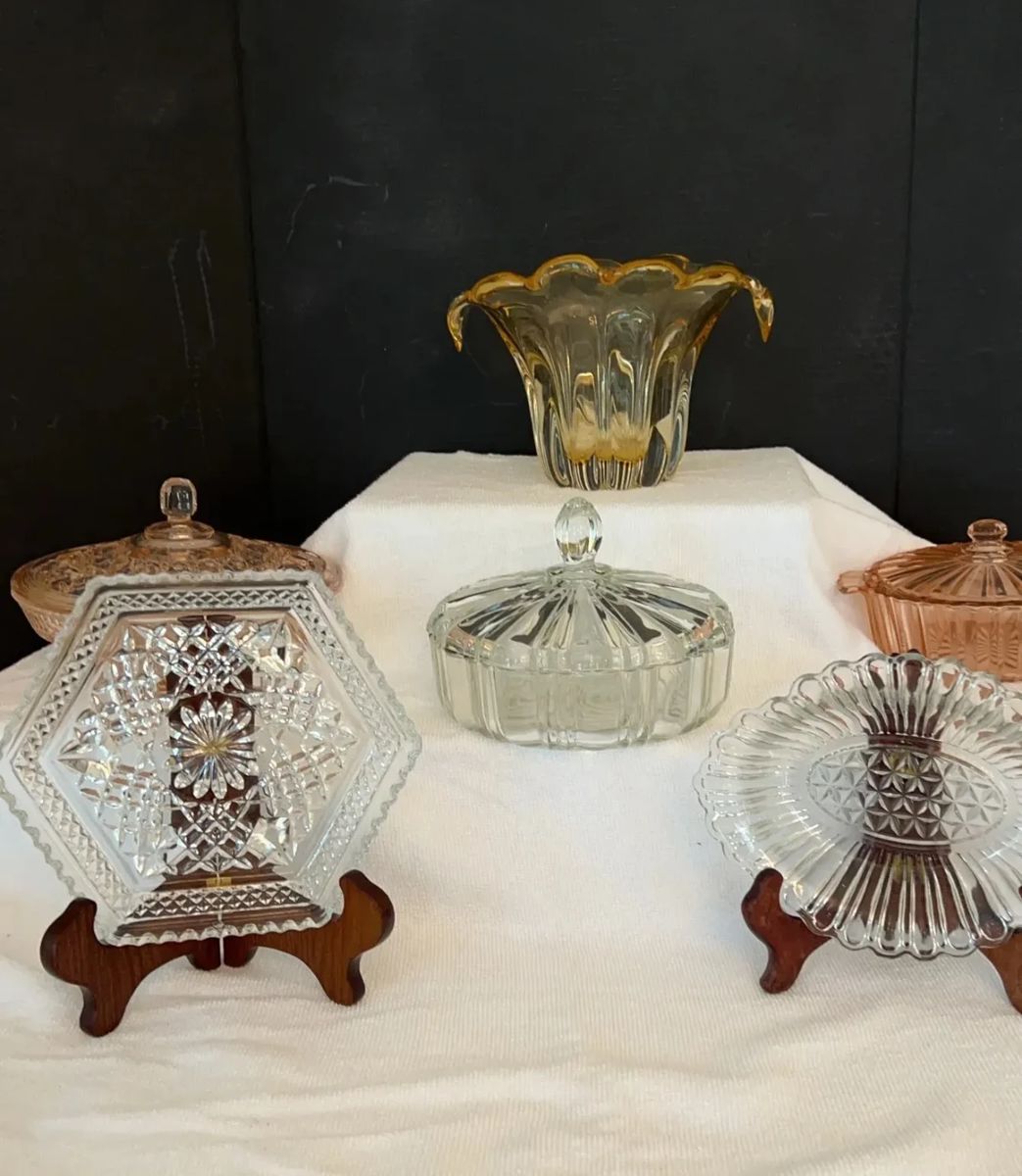 Assorted Vintage Glassware
