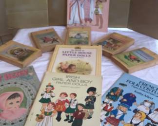 Vintage Paper Doll Books