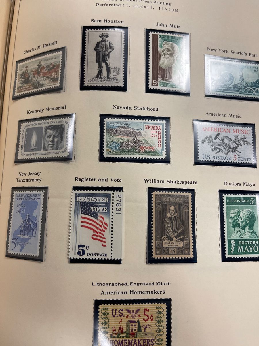 Hundreds of stamps!
