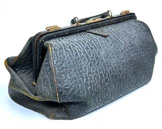 Antique leather doctor's bag