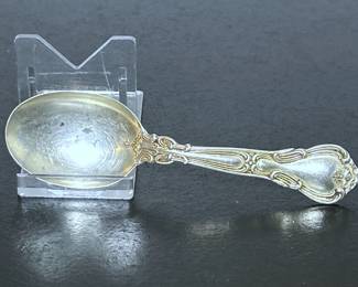 Vintage sterling silver baby spoon 'Chantilly' by Gorham Silver