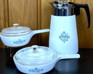 Vintage Corning Blue Cornflower