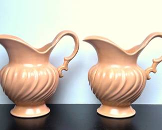 Circa 1940 Franciscan Ware Pottery Jugs made in California