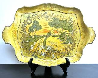 Antique Papier Mache Tray