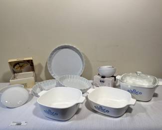 CorningWare Blue Cornflower & Various Dishes