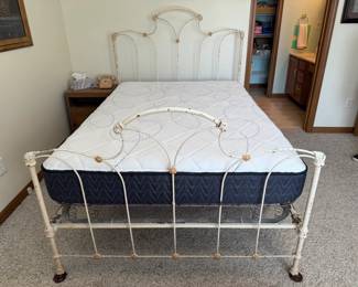 Vintage Iron Bed with Sealy Mattress