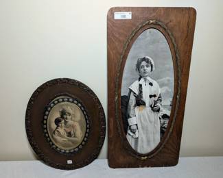 Vintage Oval Portrait Set