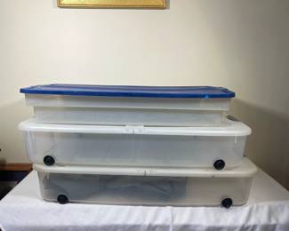 Set of Large Storage Containers