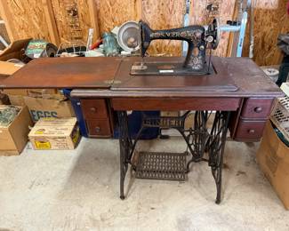 Antique Singer Treadle Sewing Machine