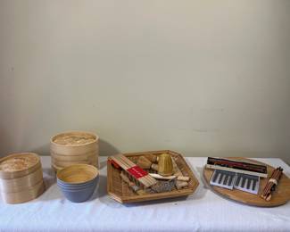Asian Bamboo Dining Set Collection