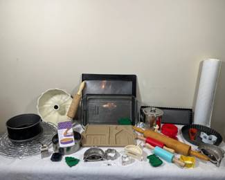Assorted Baking Tools and Accessories