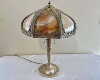 Miller Lamp Company Stained Glass Lamp
