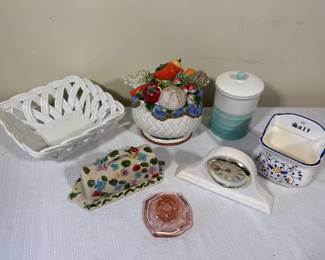 Assorted Ceramic and Glass Decor