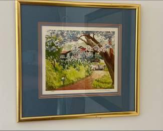 T. McDonald Framed Landscape Print