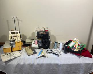 Juki MO-102 and Huskylock 430 Sewing Machines & Accessories