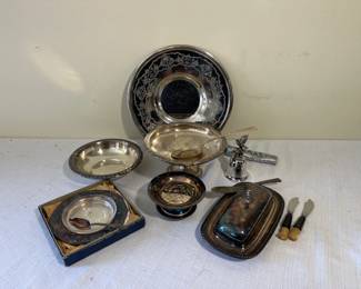 Vintage Silver Serving Set