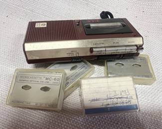 Vintage GE Microcassette Recorder