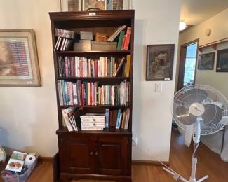 Tall Wooden Bookcase
