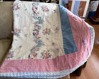Floral Patchwork Quilt