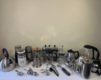 Assorted Coffee and Tea Supplies Assortment
