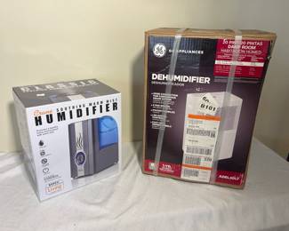 Crane Humidifier & GE Dehumidifier