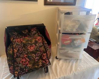 Floral Trolley and Craft Supplies