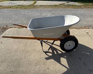 Heavy-Duty Garden Wheelbarrow