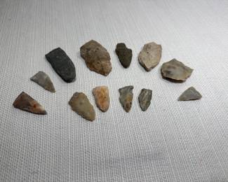 Prehistoric Stone Arrowheads