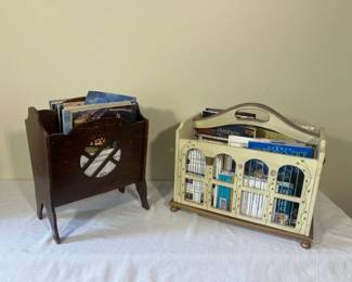 Pair of Vintage Magazine Racks