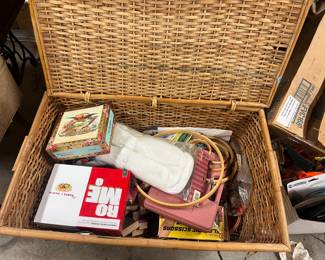 Wicker Storage Trunk